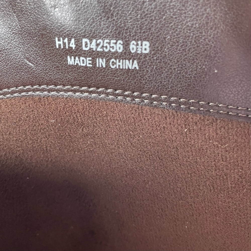 Cole Haan Eldridge Riding Boots – Brown Leather with Black Trim, Size 6.5B - Picture 3 of 14